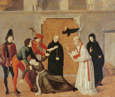 Exorcism of a Demon from a Possessed Woman by Lorenzo Salimbeni